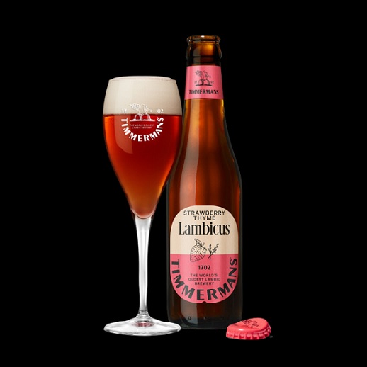 廷曼斯天然發酵麝香草莓水果啤酒(Timmermans Lambicus Strawberry