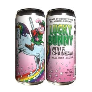 Lucky Bunny with a Chainsaw