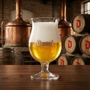 Duvel Logo Beer Glass