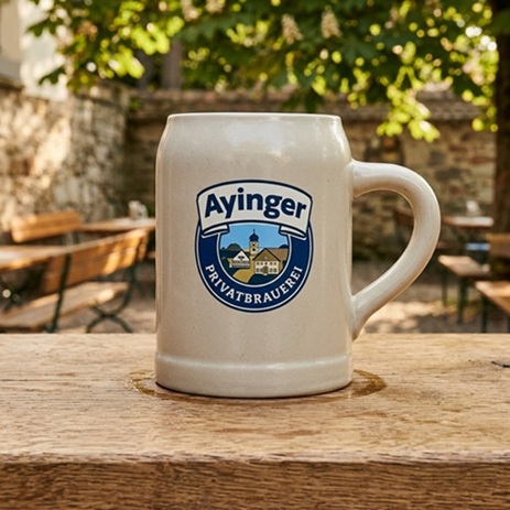 愛英格-陶瓷啤酒杯(Ayinger Beer Mug)