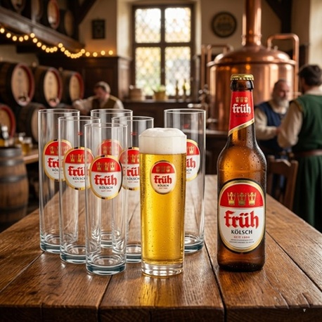 科隆啤酒品飲杯(Früh Kölsch Beer Glass)