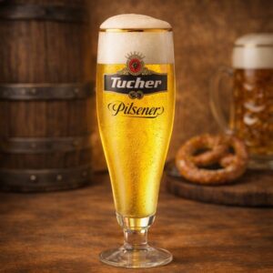 Tucher Pilsener Beer Glass