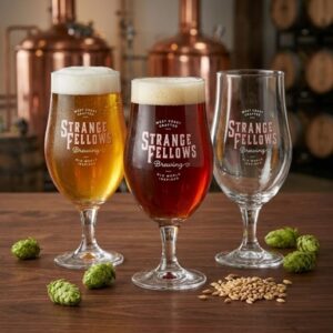 Strange Fellows Brewing Glass