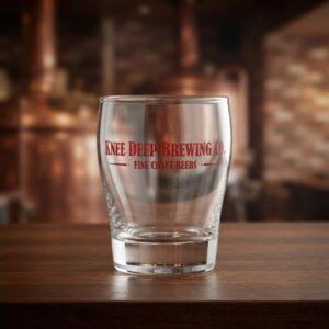 Knee Deep Beer Glass