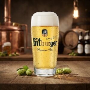Bitburger Pilsner Glass